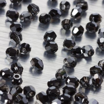 5000 round bead silver night 3mm