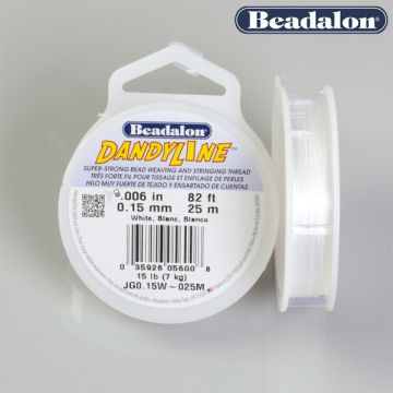 Beadalon nić do nawlekania Dandyline 0,15mm