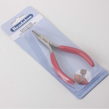 Szczypce okrągłe Beadalon 13x6cm czerwony