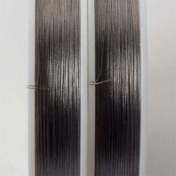 Linka stalowa Beadalon siedmiostrunowa 91m 0.3mm szara