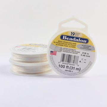 Linka stalowa Beadalon 31m 0.46mm silver