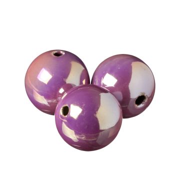 Kulka ceramiczna winogronowa opalizująca 50mm