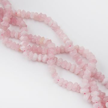 Kryształ górski różowy poduszka ścianana nieregularna 5-8mm