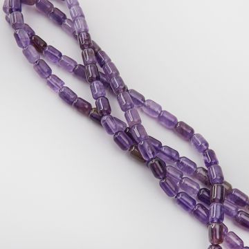 Ametyst walec okrągły 9x6mm