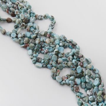 Larimar bryłka nieregularna 12x9mm