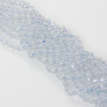 Biały topaz kulka fasetowana 4,5mm