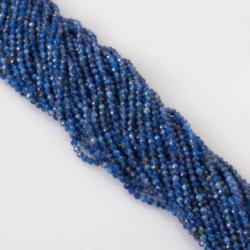 Kianit kulki fasetowane 3mm