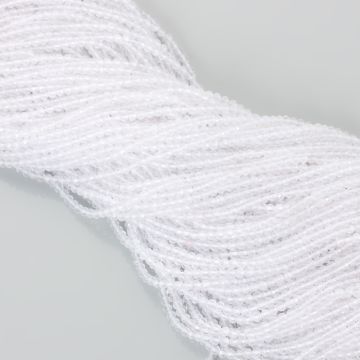 Biały topaz kulki fasetowane 2mm