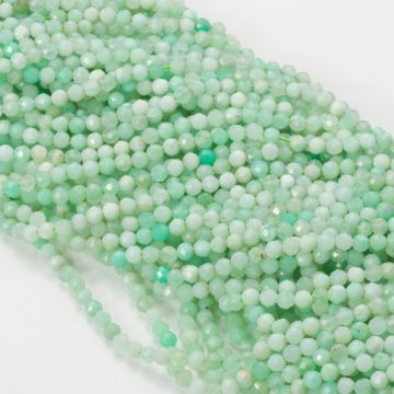 Jadeit australijski kulki fasetowane 3mm