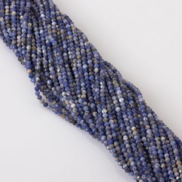 Sodalit kulka fasetowana 3,5mm