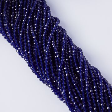 Szafir syntetyczny kulka fasetowana 3mm