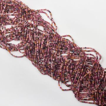 Turmalin kulka fasetowana AA 2mm