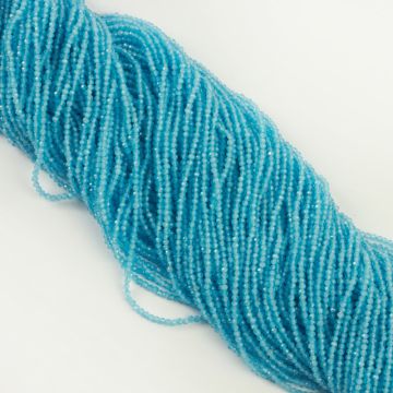 Kocie oko kulka fasetowana błękitna 1,8-2mm