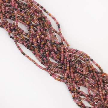 Turmalin kulka fasetowana 2,5mm