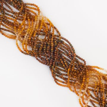 Pietersyt kula fasetowana cieniowana 2,5mm