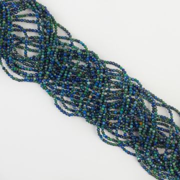 Azuryt kulka fasetowana 2mm