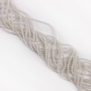 Cyrkonia kulka gładka biała 2,5mm