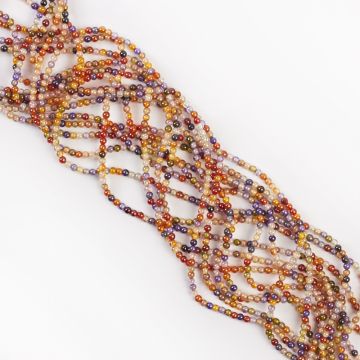 Cyrkonia kulka gładka multikolor 2mm