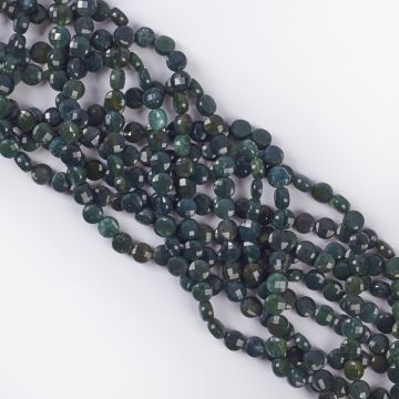 Agat indyjski krążek fasetowany 6mm