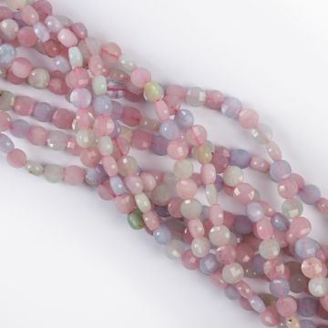 Morganit krążek fasetowany 6,5mm