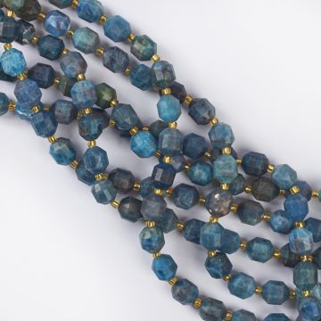 Apatyt baryłka fasetowana 10mm