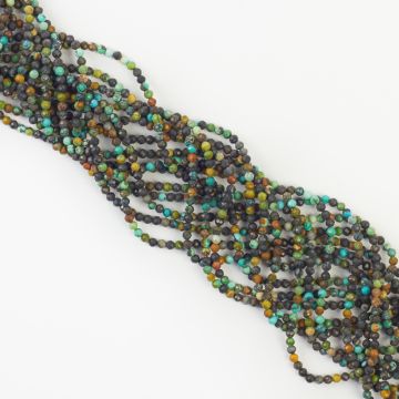 Turkus naturalny kulka fasetowana 2,8mm