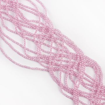 Cyrkonia kulka gładka różowa 2.5mm