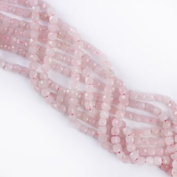 Kryształ górski kostka fasetowana 4mm