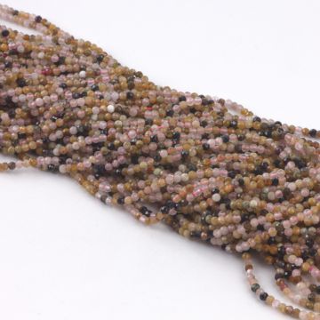 Mix kamieni fasetowany 2mm - na sznury