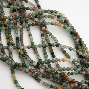 Agat indyjski kulka gładka 3.5mm