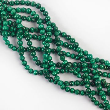 Malachit naturalny kulka gładka 5mm