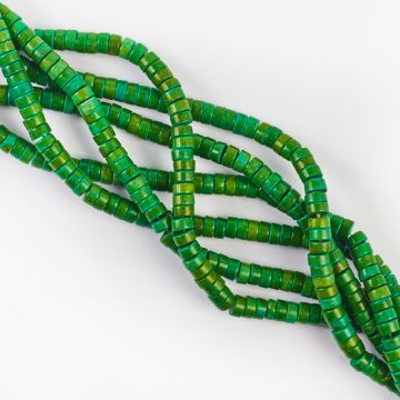 Howlit zielony krążek 6mm