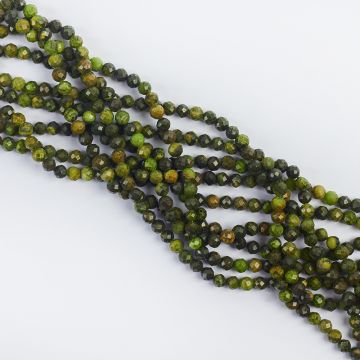 Turkus naturalny kulka fasetowana 4mm