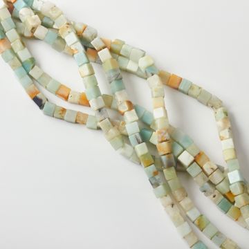 Amazonit kostka 6-6,5mm