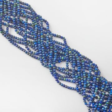 Azuryt oponka fasetowana 3x4mm