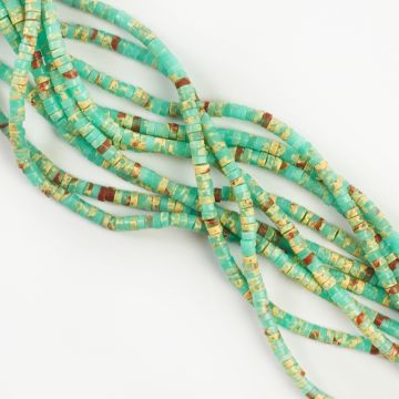 Jaspis cesarski krążek gładki 4mm