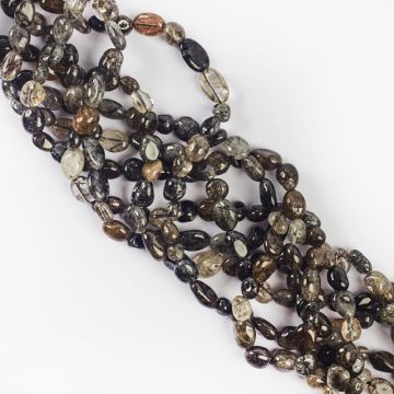 Kryształ górski z rutylem bryłka nieregularna 5-12mm