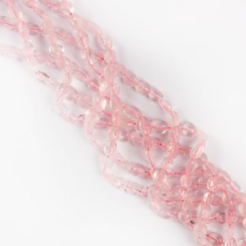 Kryształ górski różowy bryłka nieregularna 5-12mm