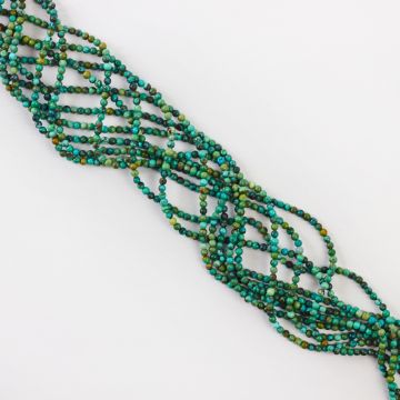 Turkus naturalny kulka gładka 2mm