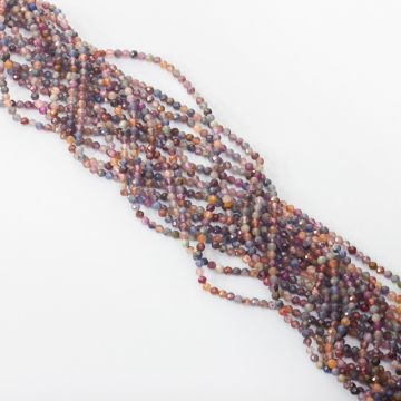 Rubin z szafirem kulka fasetowana 2-2,5mm