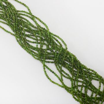 Diopsyt kulka fasetowana 2mm