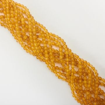 Kryształ górski z rutylem kulka gładka 4mm