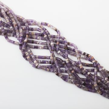 Ametyst krążek gładki 4,5mm