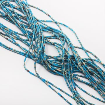 Jaspis cesarski słupek gładki niebieski 4,5x2,5mm