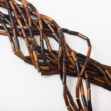 Tygrysie oko słupek gładki 13,5x4,5mm