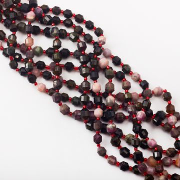 Turmalin baryłka fasetowana 8mm