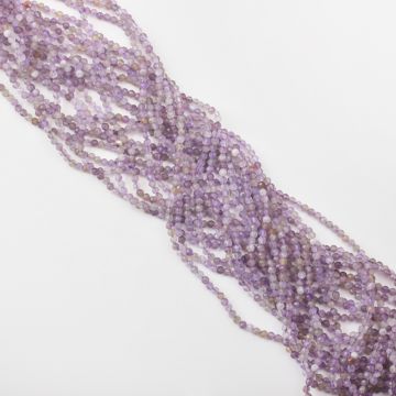 Ametyst kulka fasetowana 3mm