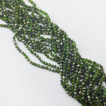 Diopsyt kulka fasetowana 4mm