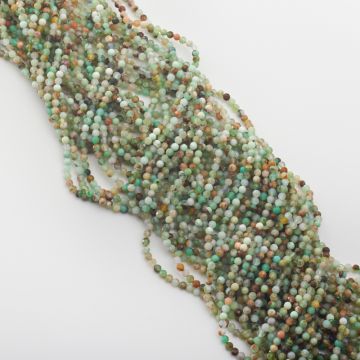 Jadeit australijski kulka fasetowana 3mm