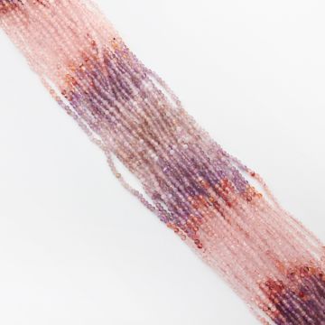 Mix kamieni kulki fasetowane cieniowane 2,5mm